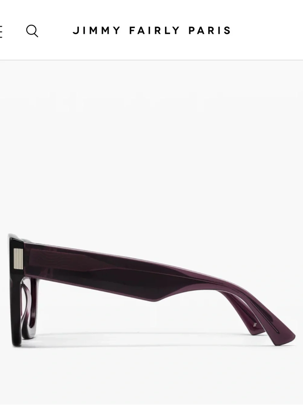 Jimmy Fairly Purple Cat-Eye Sunglasses. The Swirl Icons.